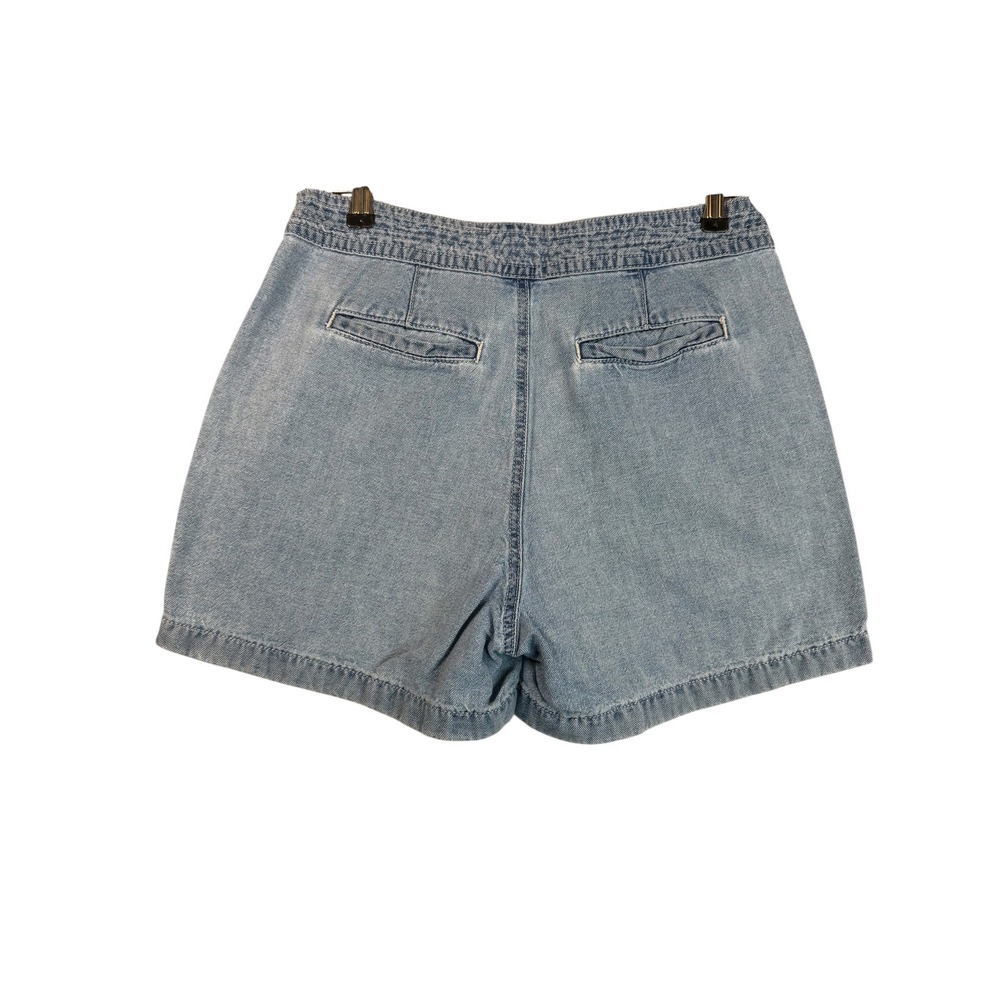 J.Crew Denim Women Light Wash High Rise Utility Patch Pocket Jean Shorts Size 8 - Picture 6 of 6